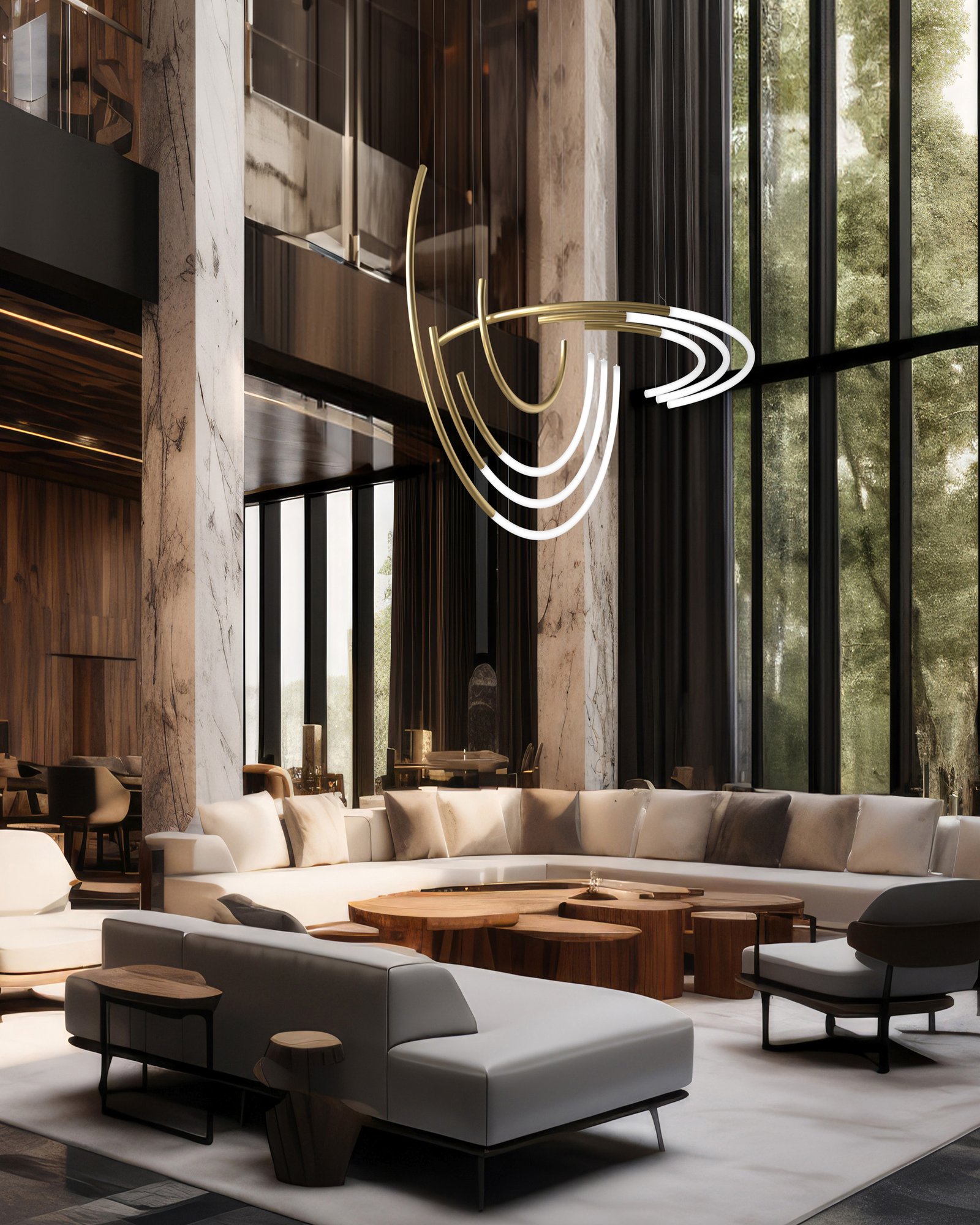 Best of Year 2024 Chandelier Winner: Composition 7 by Yellow Goat Design Best of Year 2024 Chandelier Winner: Composition 7 by Yellow Goat Design