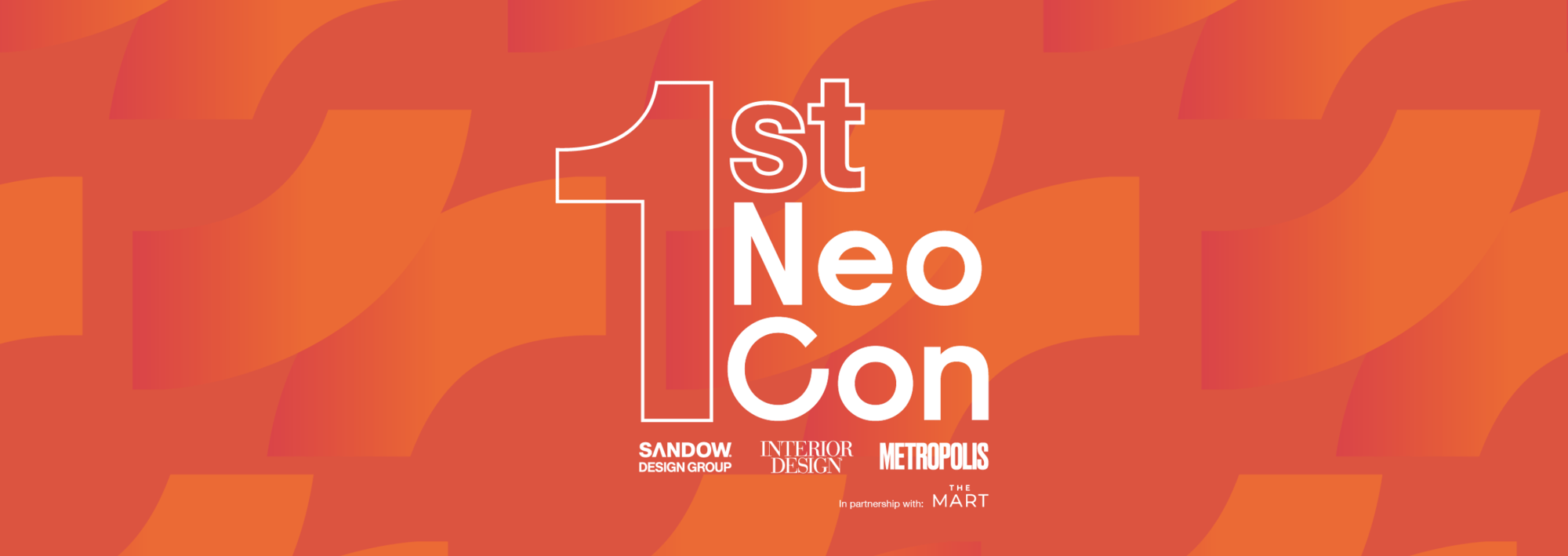 1st NeoCon Image with Orange and Red Design